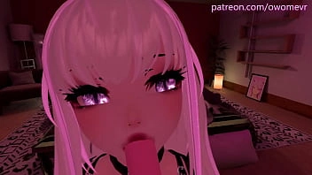 Belo POV Boquete em VRchat - com Lewd Moaning e ASMR Noises [VRchat Erp, 3D Hentai]