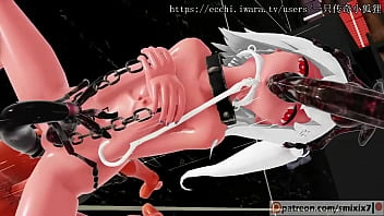 HENTAI INSECT DURO MMD 3D CABELO BRANCO MENINA COR EDITAR SMIXIX (1/7) ️