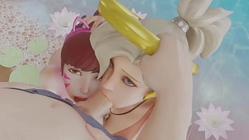 Overwatch Bitch Riding on Dick