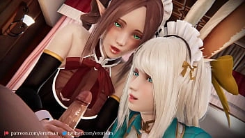 Leporidae Club X Nymphine SHORT 001 - Aquamarine & Alina [Honey select 2]