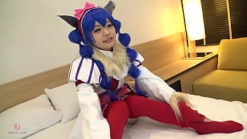 【Hentai Cosplay】 Sexo com um lindo cosplayer de cabelo azul. Encharcado com muito esguicho. - Introdução