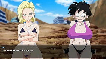 Super Slut Z Tournament [jogo Hentai] Ep.2 catfight com Videl Chichi Bulma e android 18