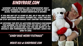 Sindy Rose Merry fistmass e feliz ano de prolapso anal !!!